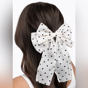 Polka Dot Hair Bow